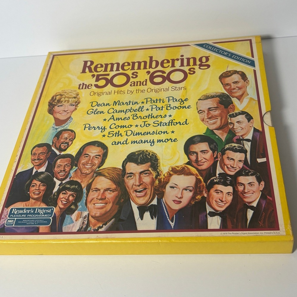 Readers Digest Remembering the 50s and 60s Vinyl Box Set 8 LP Collector Edition